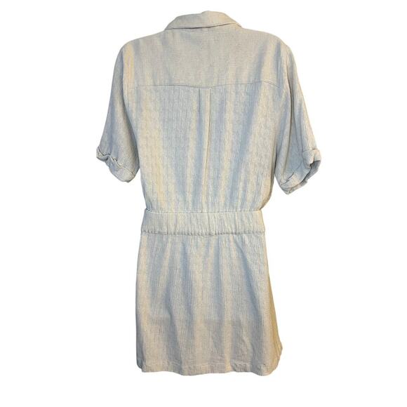 Free People Clementine Linen Blend Mini Dress Coastal Cowgirl Boho Chic Resort - Picture 5 of 9